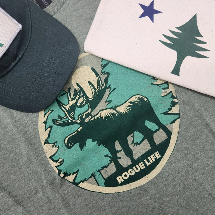 Retro Moose T-shirt SHOP ROGUE WEAR T-shirt