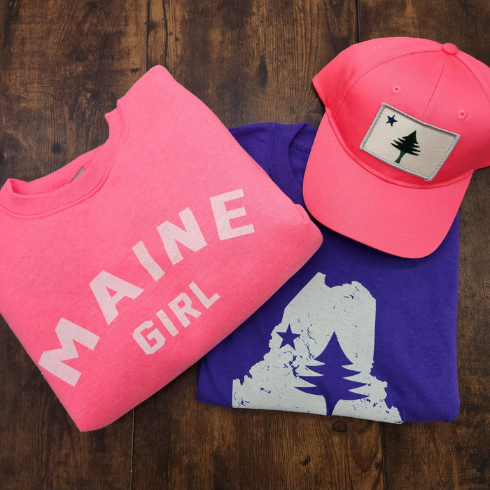 Youth Maine Girl Crewneck SHOP ROGUE WEAR Crewneck