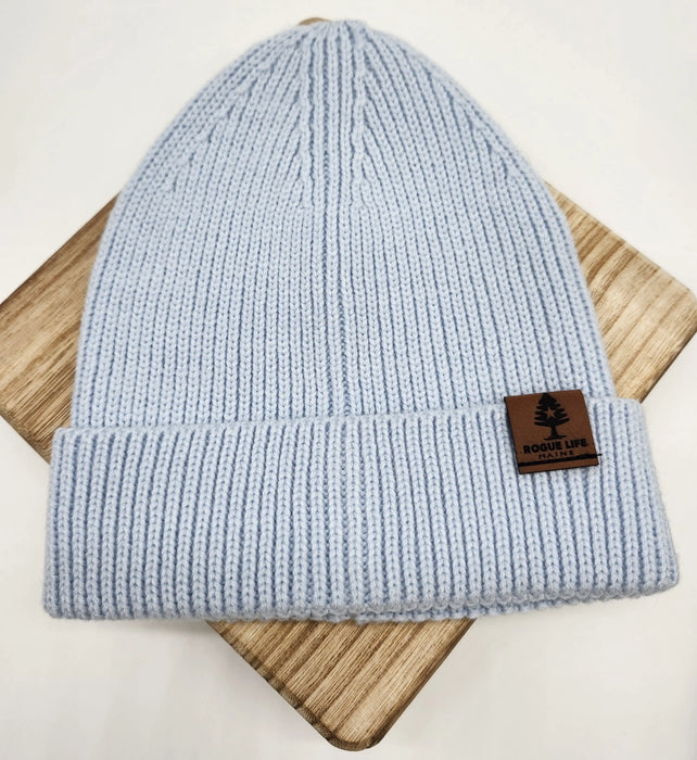 Cable Knit Hat SHOP ROGUE WEAR Hats Light-Blue