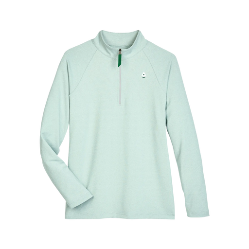 Women's UV Protection Micro-Stripe 1/4 Zip ROGUE LIFE MAINE OUTERWEAR 3XL-Green