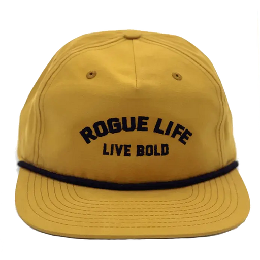 Live Bold Rope Rope Hat SHOP ROGUE WEAR Hats Mustard