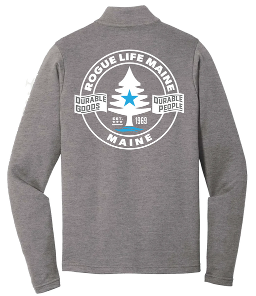 Durable Goods 1/4 Zip Sweatshirt ROGUE LIFE MAINE OUTERWEAR