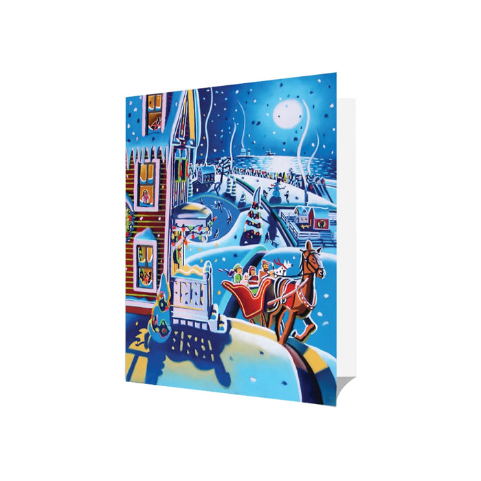 Wade Zahares Maine Artist Holiday Card Sets SHOP ROGUE WEAR Accessories Sleigh-Ride