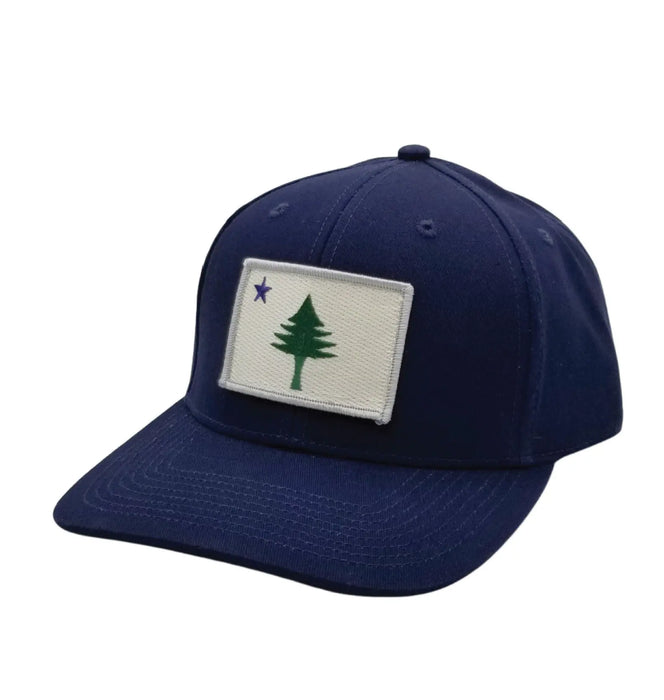 ME Flag Structured Twill Hat SHOP ROGUE WEAR Hats Navy