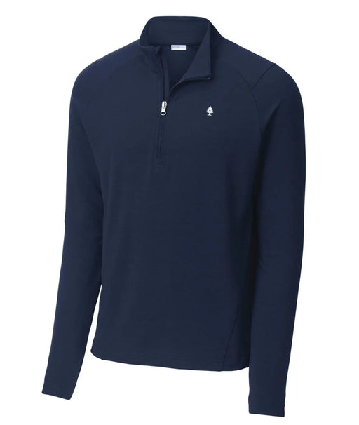 Tiny Tree Flex Fleece 1/4 Zip ROGUE LIFE MAINE OUTERWEAR 3XL-Navy