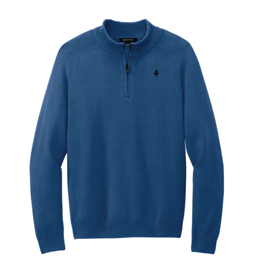 Tiny Tree 1/4 Zip Sweater ROGUE LIFE MAINE OUTERWEAR 2XL-Denim-Blue