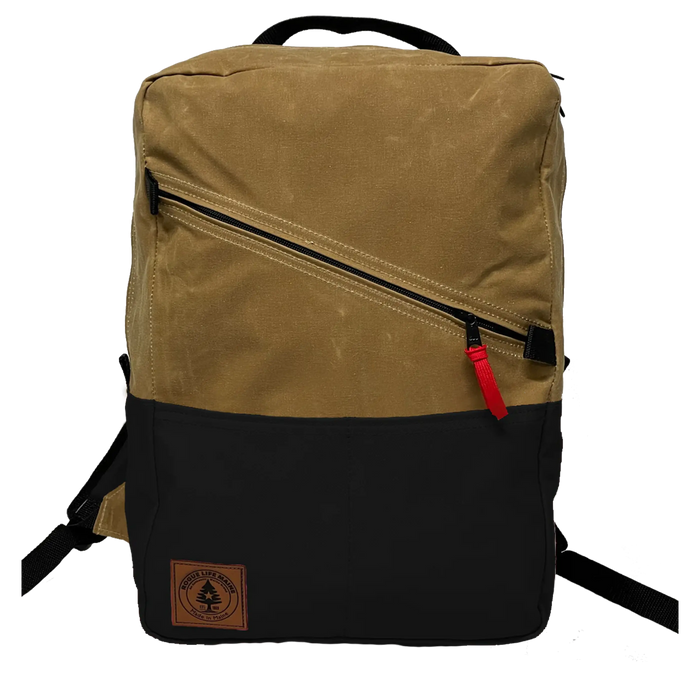 Big Benny Backpack 21L - Worn Wax Canvas SHOP ROGUE WEAR Bags Color-Black