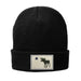Maine Moose Flag Fleece-Lined Knit Beanie ROGUE LIFE Co. Beanies Black