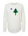 Women's Vintage 1901 Maine State Flag Droptail Sweatshirt Rogue Life Maine Hoodie