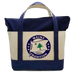 Maine Tradition Flag Tote Bag SHOP ROGUE WEAR Bags LG-with-Zip-Top
