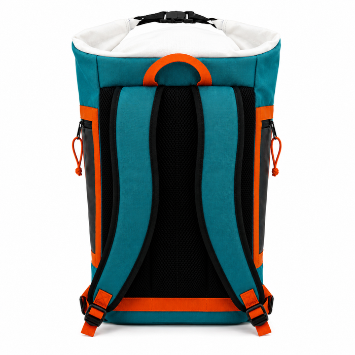 Harbor Roll Hybrid Travel Pack 40L - Teal/Steel/Orange