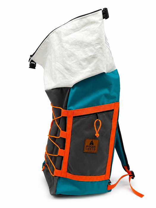 Harbor Roll Hybrid Travel Pack 40L - Teal/Steel/Orange