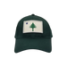 Youth ME Flag Structured Hat SHOP ROGUE WEAR Hats Hunter-Green